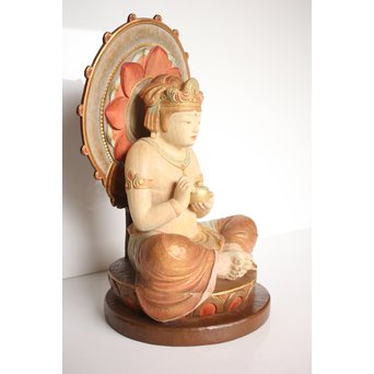 西山勇三 彩色観音像　X084 