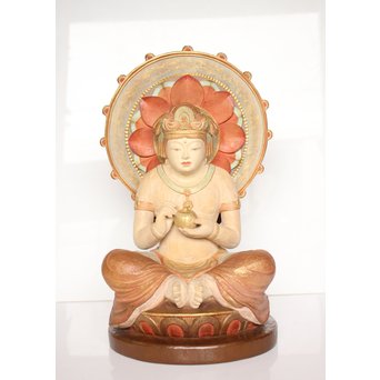 西山勇三 彩色観音像　X084