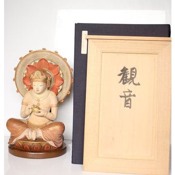 西山勇三 彩色観音像　X084 