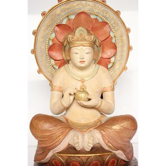 西山勇三 彩色観音像　X084 