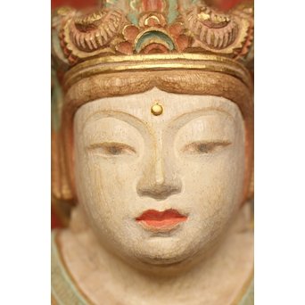 西山勇三 彩色観音像　X084 