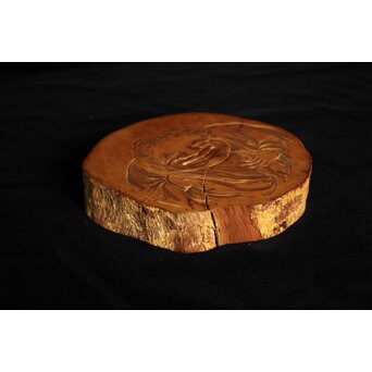 島田美晴作 文人図 釜敷　X085 