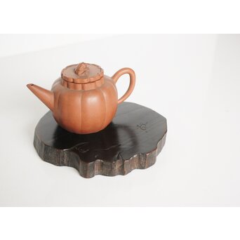 島田美晴作 達磨横顔 釜敷　X086 