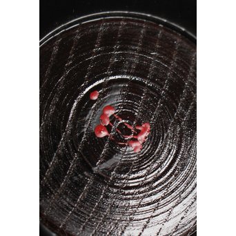 角有伊 輪島塗だるま椀 黒塗 五客　Q038 