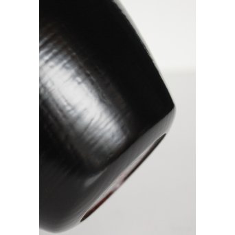 角有伊 輪島塗だるま椀 黒塗 五客　Q038 