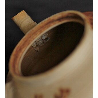 初代 三浦竹泉 赤壁図 茶瓶/茶銚　P092 