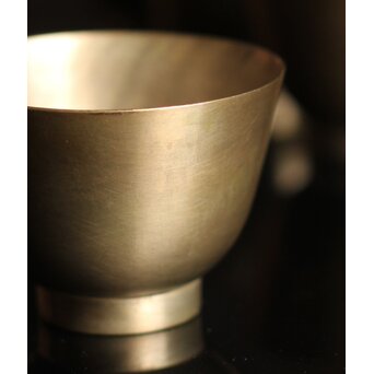 仏具 六器 砂張煎茶碗 5客　M084 