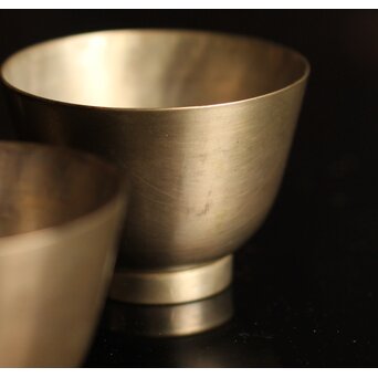 仏具 六器 砂張煎茶碗 5客　M084 