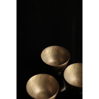 仏具 六器 砂張煎茶碗 5客　M084 