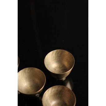 仏具 六器 砂張煎茶碗 5客　M084 