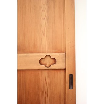 木爪型引手の細身帯戸 2枚1組　B941 