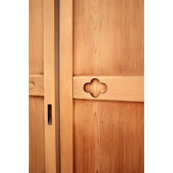 木爪型引手の細身帯戸 2枚1組　B941 