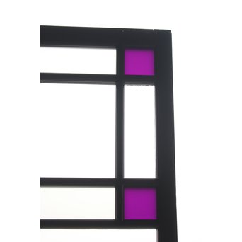 アクリル紫の色彩ガラス戸　GD1201 