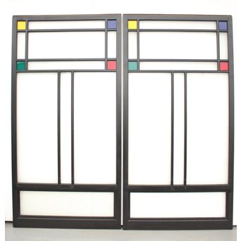 アクリル板の色彩ガラス戸 4枚1組　GD1202 