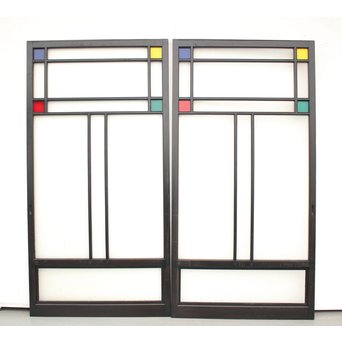 アクリル板の色彩ガラス戸 4枚1組　GD1202 