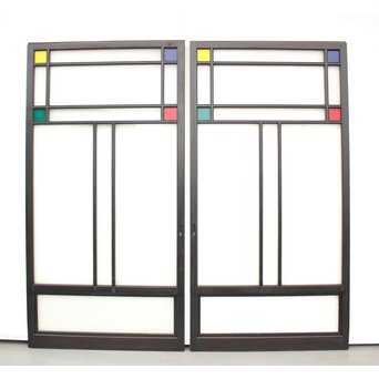 アクリル板の色彩ガラス戸 4枚1組　GD1202 