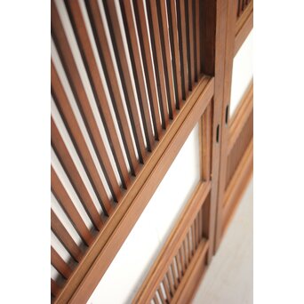 釘無細身格子戸 4枚1組　L959 