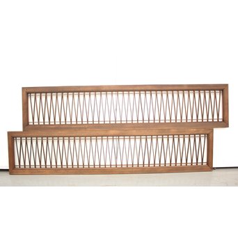 松葉組子欄間 2枚1組　R2388 