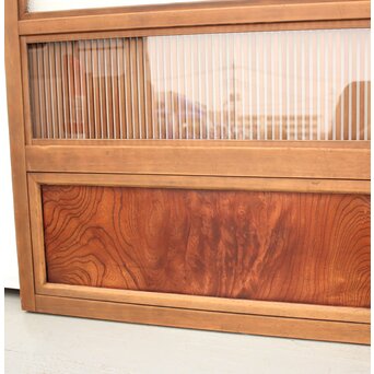 ガラス枠付 格子戸 2枚1組　L962 