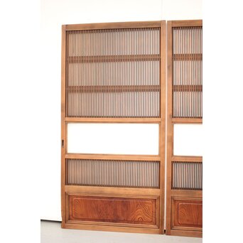 ガラス枠付 格子戸 2枚1組　L962 