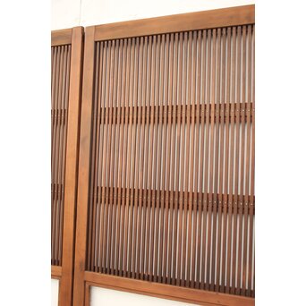 ガラス枠付 格子戸 2枚1組　L962 