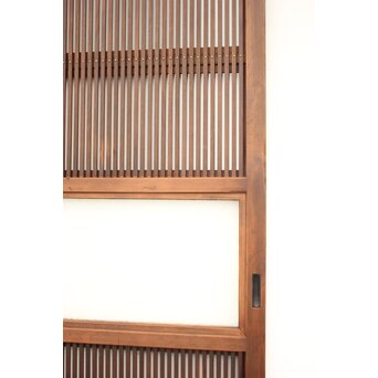 ガラス枠付 格子戸 2枚1組　L962 