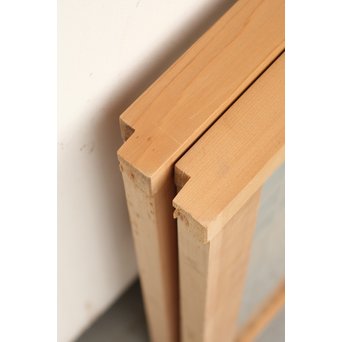 鶴松木彫 書院欄間5枚1組　R2391 