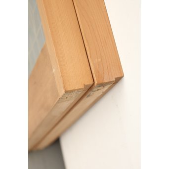 鶴松木彫 書院欄間5枚1組　R2391 