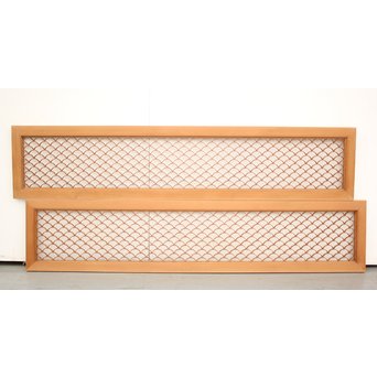 青海波の組子欄間 2枚1組　R2395