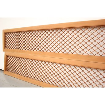 青海波の組子欄間 2枚1組　R2395 