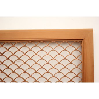 青海波の組子欄間 2枚1組　R2395 