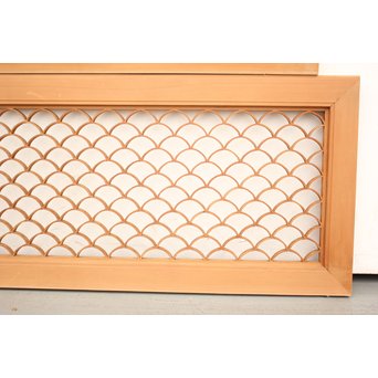 青海波の組子欄間 2枚1組　R2395 