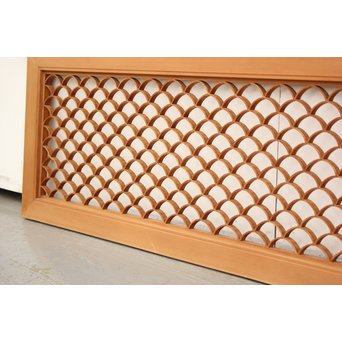 青海波の組子欄間 2枚1組　R2395 