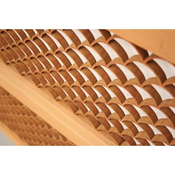 青海波の組子欄間 2枚1組　R2395 