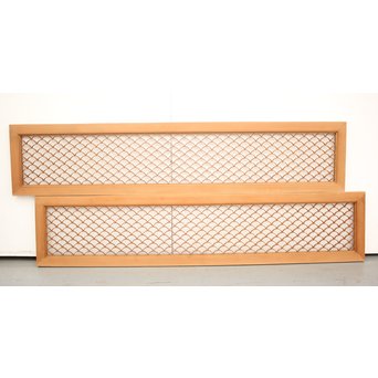 青海波の組子欄間 2枚1組　R2395 