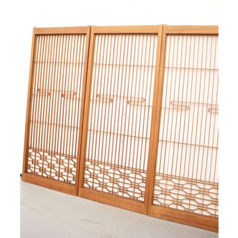 流水組子書院 4枚1組　R2399 