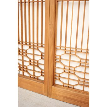 流水組子書院 4枚1組　R2399 