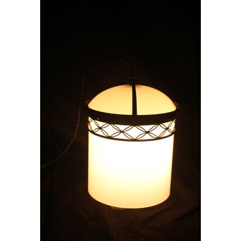 七宝透かし円柱照明　A1926 