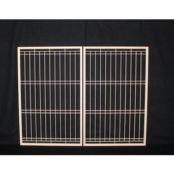 デッドストック 白木建具部材 組子書院 在庫12枚　R2402