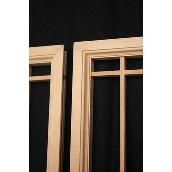 デッドストック 白木建具部材 組子書院 在庫36枚　R2406 