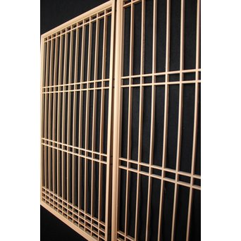 デッドストック 白木建具部材 組子書院 在庫36枚　R2406 