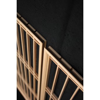 デッドストック 白木建具部材 組子書院 在庫36枚　R2406 