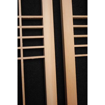 デッドストック 白木建具部材 組子書院　R2407 