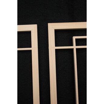 デッドストック 白木建具部材 組子書院 在庫12枚　R2408 