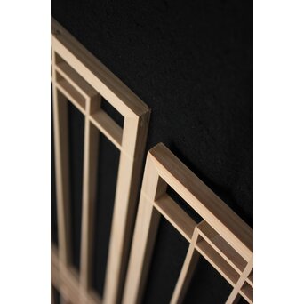 デッドストック 白木建具部材 組子書院 在庫12枚　R2408 