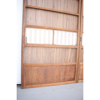 変則格子の建具 4枚1組　L963YD 