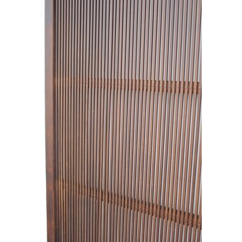 民藝 万本格子戸 2枚1組　L965 