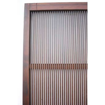 民藝 万本格子戸 2枚1組　L965 