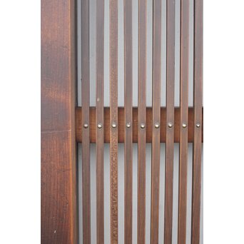 民藝 万本格子戸 2枚1組　L965 