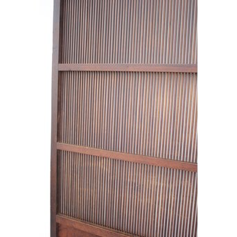 民藝 万本格子戸 2枚1組　L965 